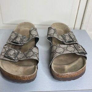 Birkenstock Women’s GG Up-Cycled Arizona Slide Sandals Size 41